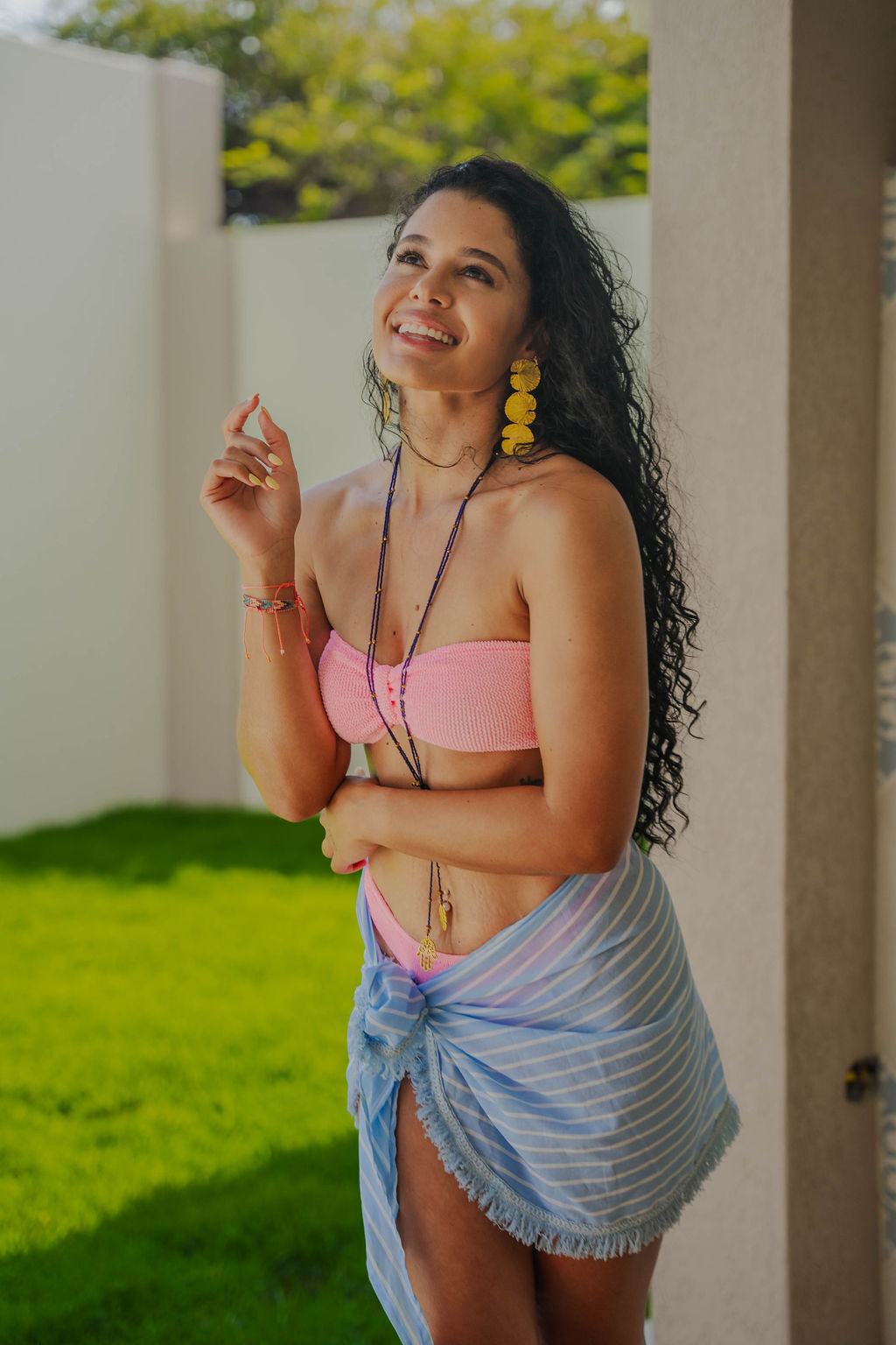 Panneau Golden Summer Azul Bebe