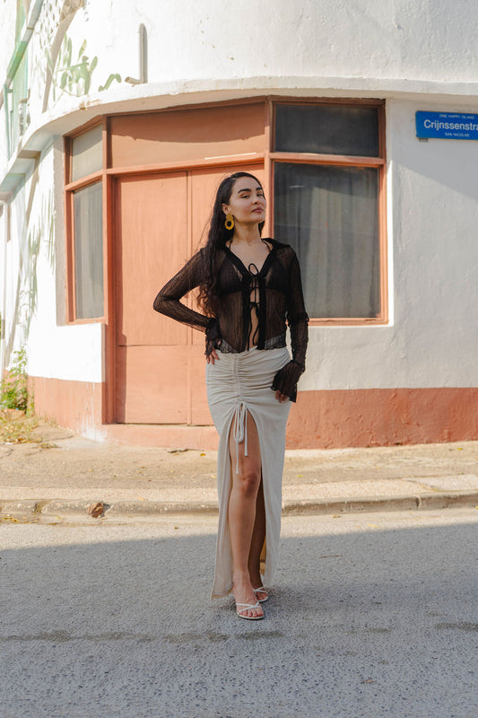 Long Sleeve Lace Top